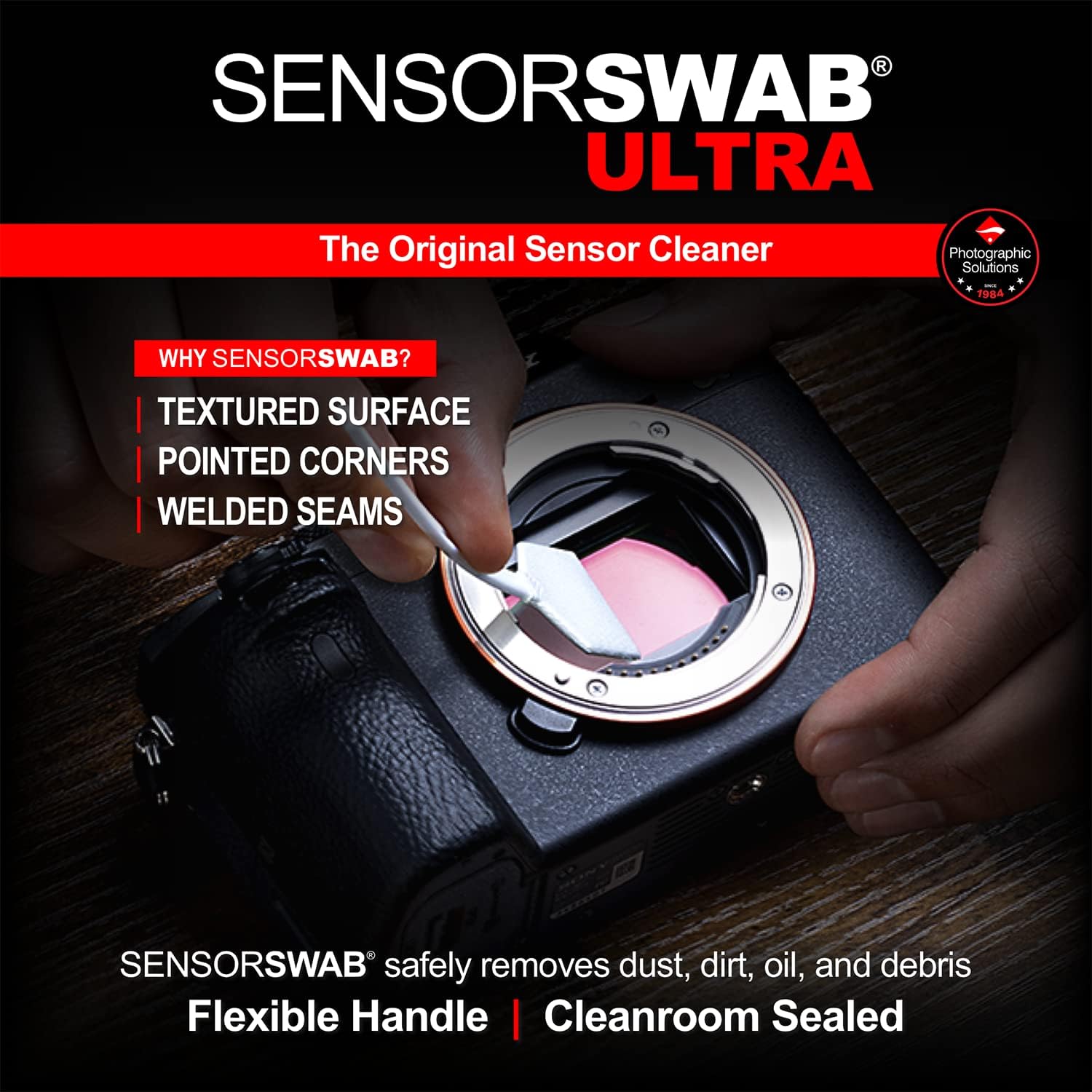 Thumbnail 1 de Sensor Swab ULTRA 17mm Swabs – Camera Sensor Cleaner for APS-C DSLRs and Mirrorless