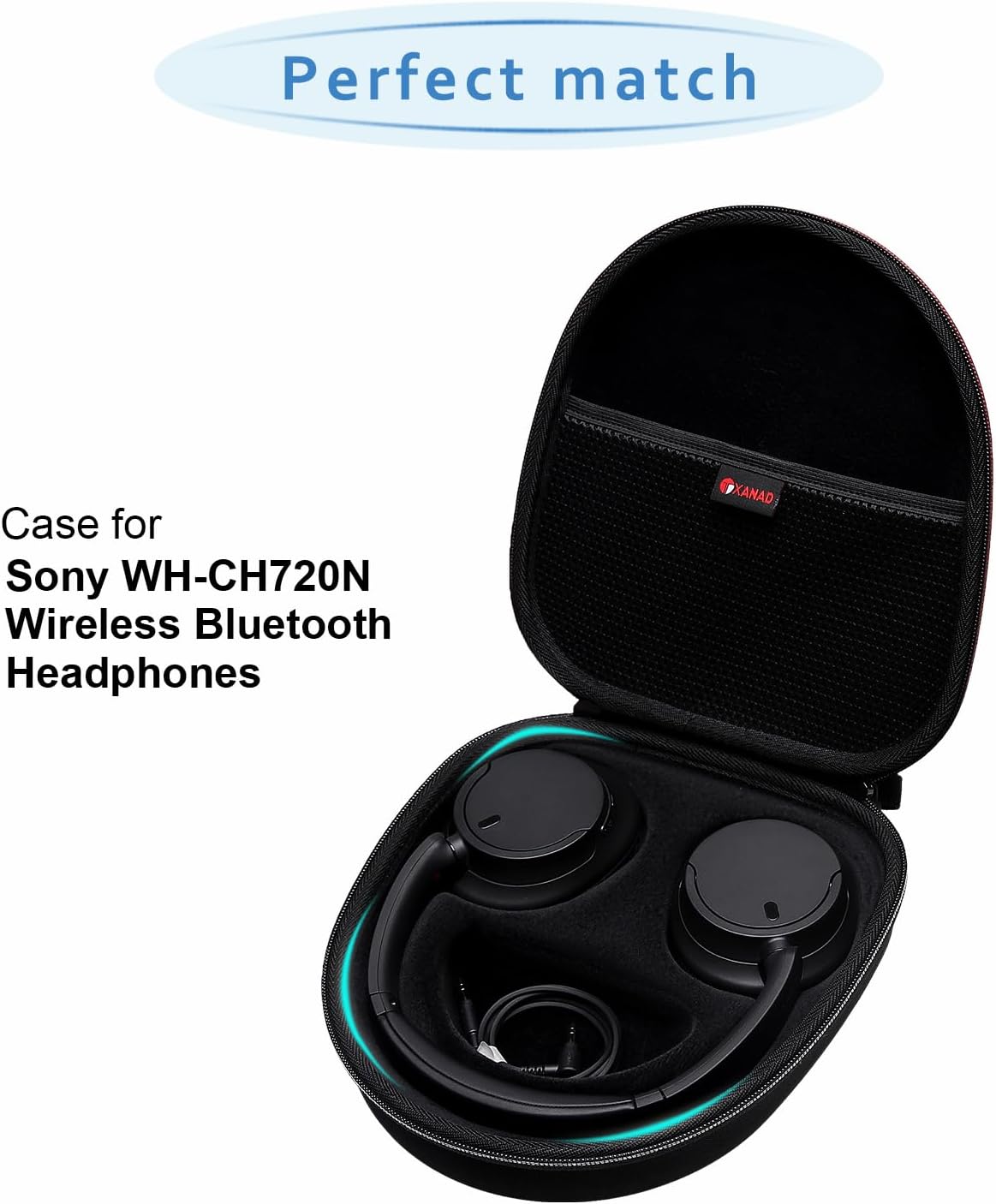 Thumbnail 5 de XANAD Hard Headphone Case for Sony WH-CH720N/CH700N/CH710N