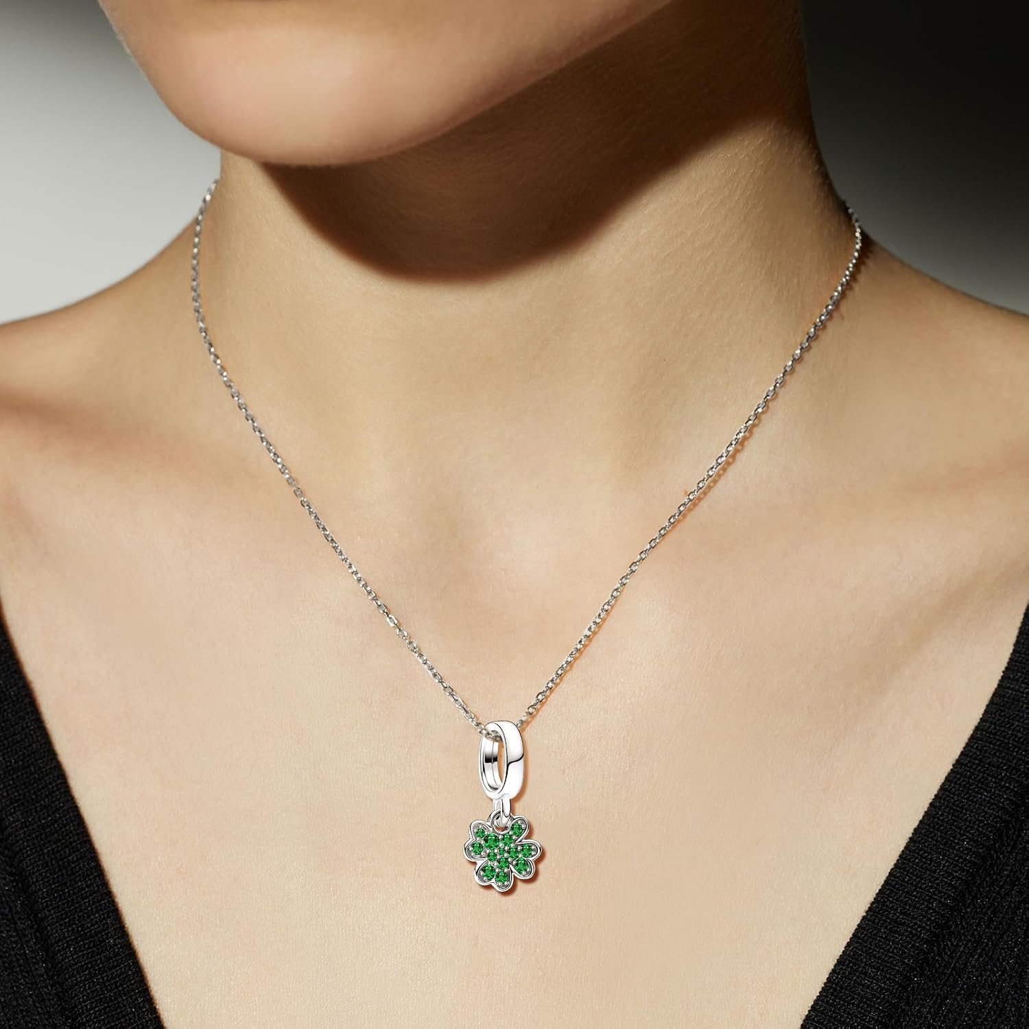 Detalle 1 de Sterling Silber Charms Anhänger für Damen