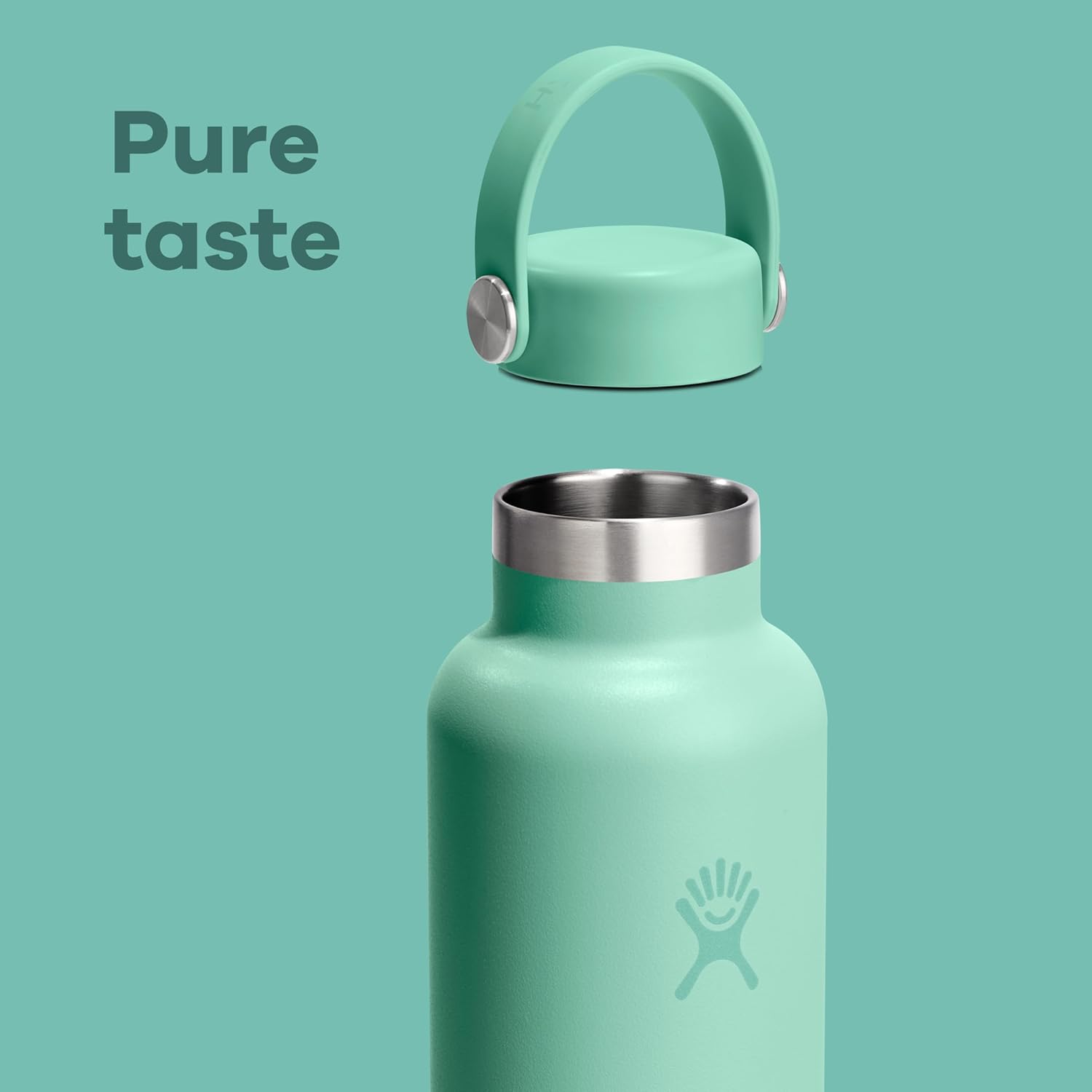 Thumbnail 6 de Hydro Flask Water Bottle - 24 Oz Harbor Blue with Leakproof Cap