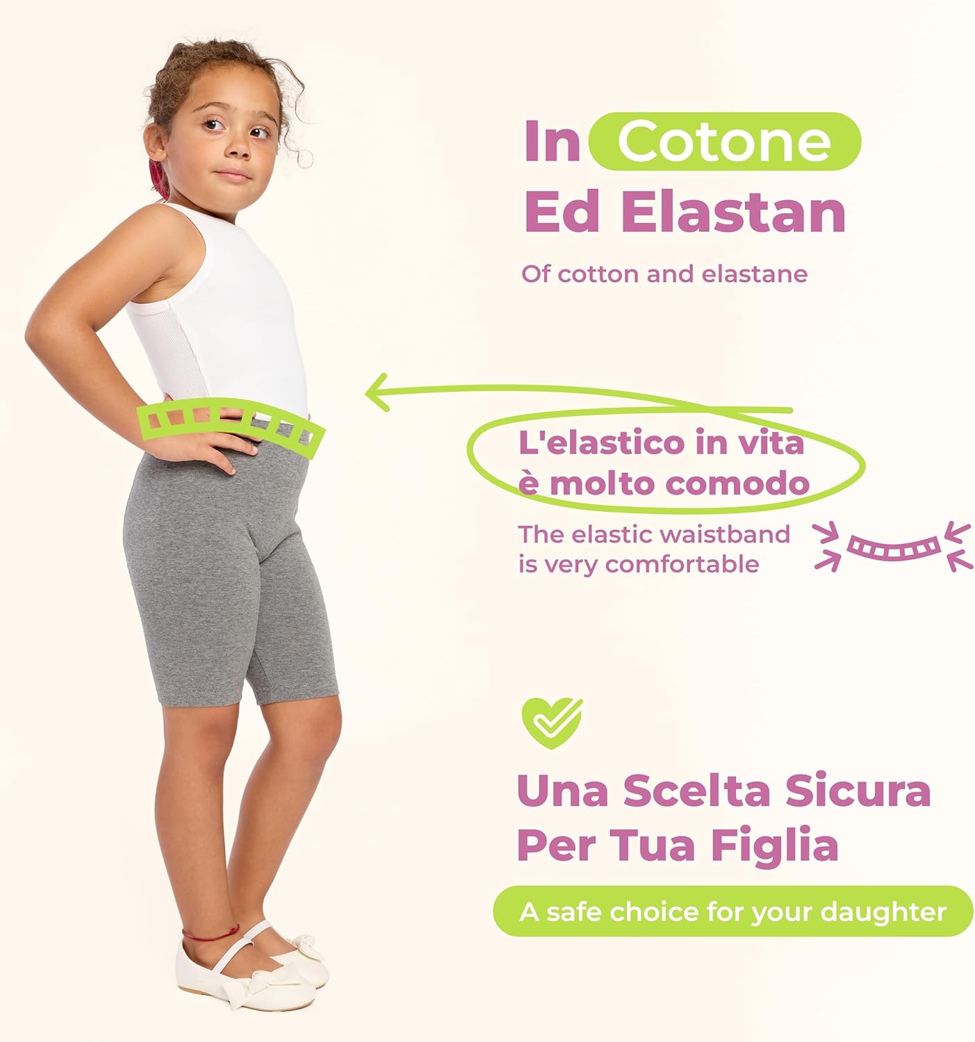 Thumbnail 2 de Merry Style Leggings Corti Bambina e Ragazza MS10-227: comfort e versatilità per tutte le occasioni