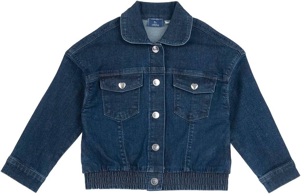 Thumbnail 3 de Chicco veste en jean fille (blouson denim) pour printemps-automne, 0-24 mois