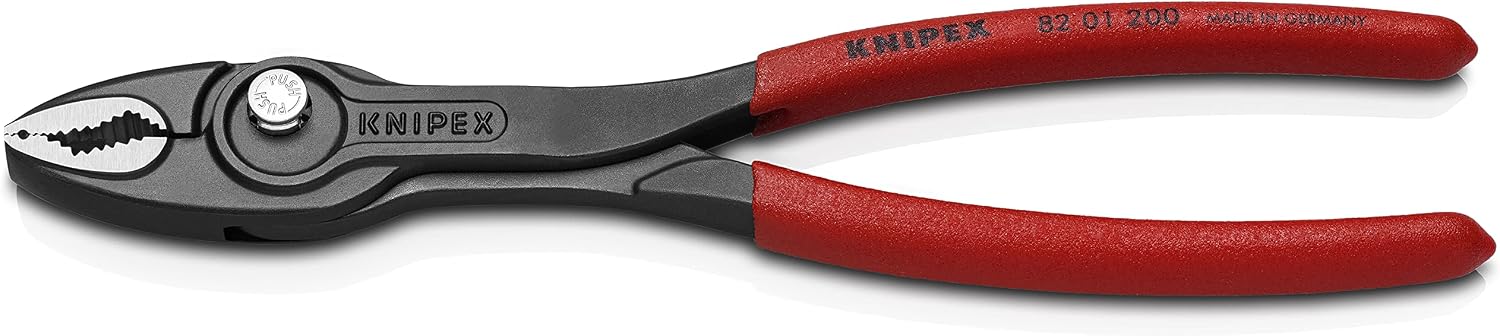 Detalle de KNIPEX TwinGrip 8201-200SB スリップジョイントプライヤー 5段階調整・前面と側面で把持