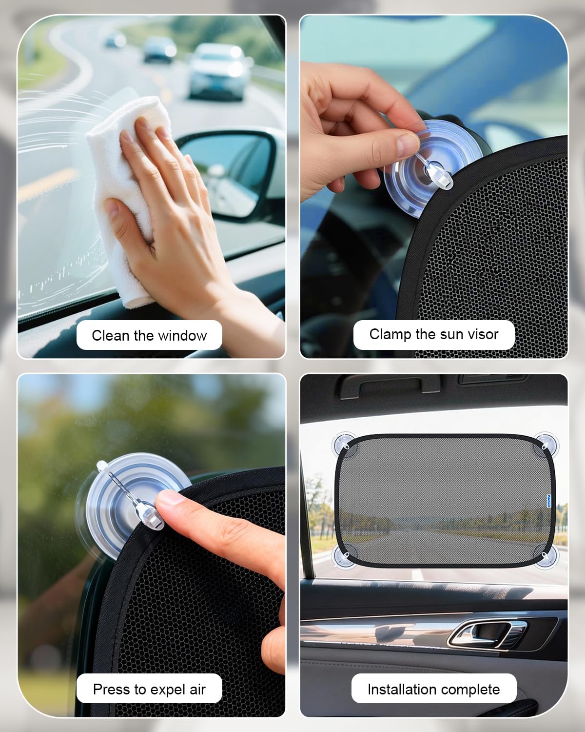 Thumbnail 1 de PEMOTech car window shade 2 pack