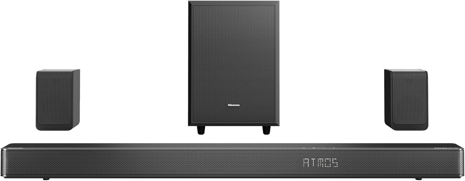 Thumbnail 5 de Hisense HS3100 3.1-Kanal Soundbar mit kabellosem 6,5"-Subwoofer, 480W max und Dolby Audio/DTS Virtual:X