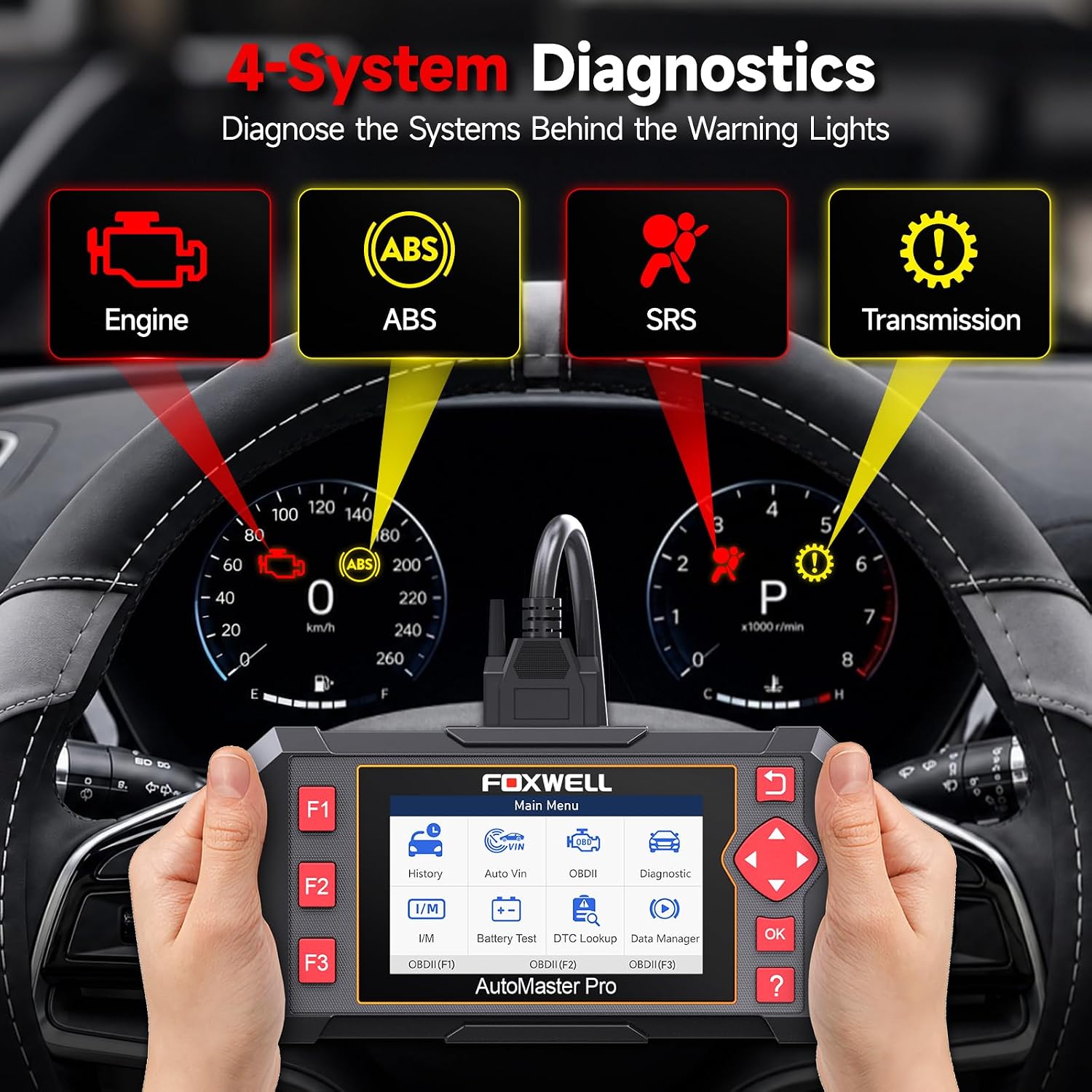 Thumbnail 2 de FOXWELL NT604 OBD2 Scanner 4‑System Diagnostic