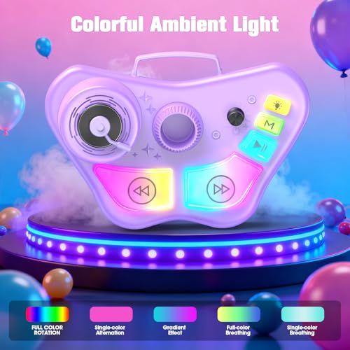 Thumbnail 4 de Dislocati Micrófono para Niños con Altavoz (Morado) – Altura ajustable y conexión inalámbrica