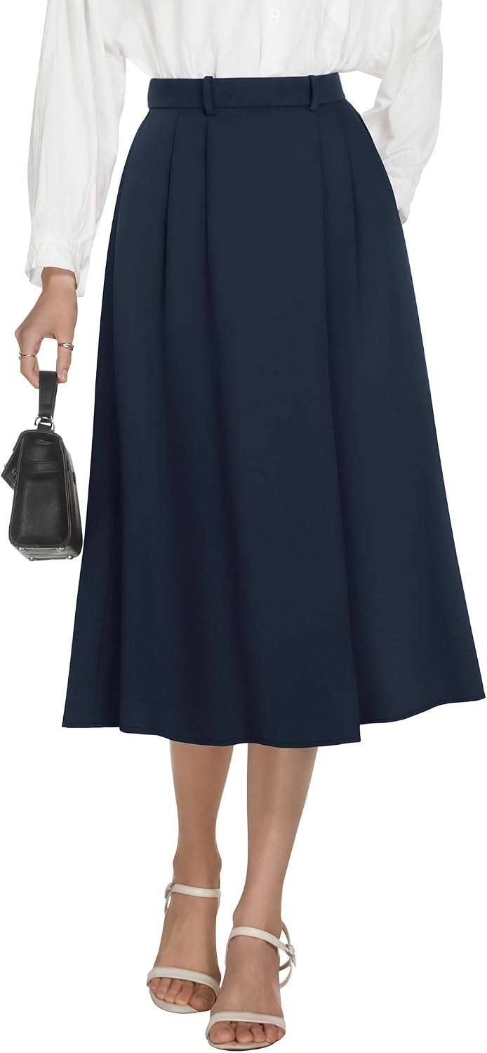 Detalle de Casly Lamiit A-Line Midi Skirt