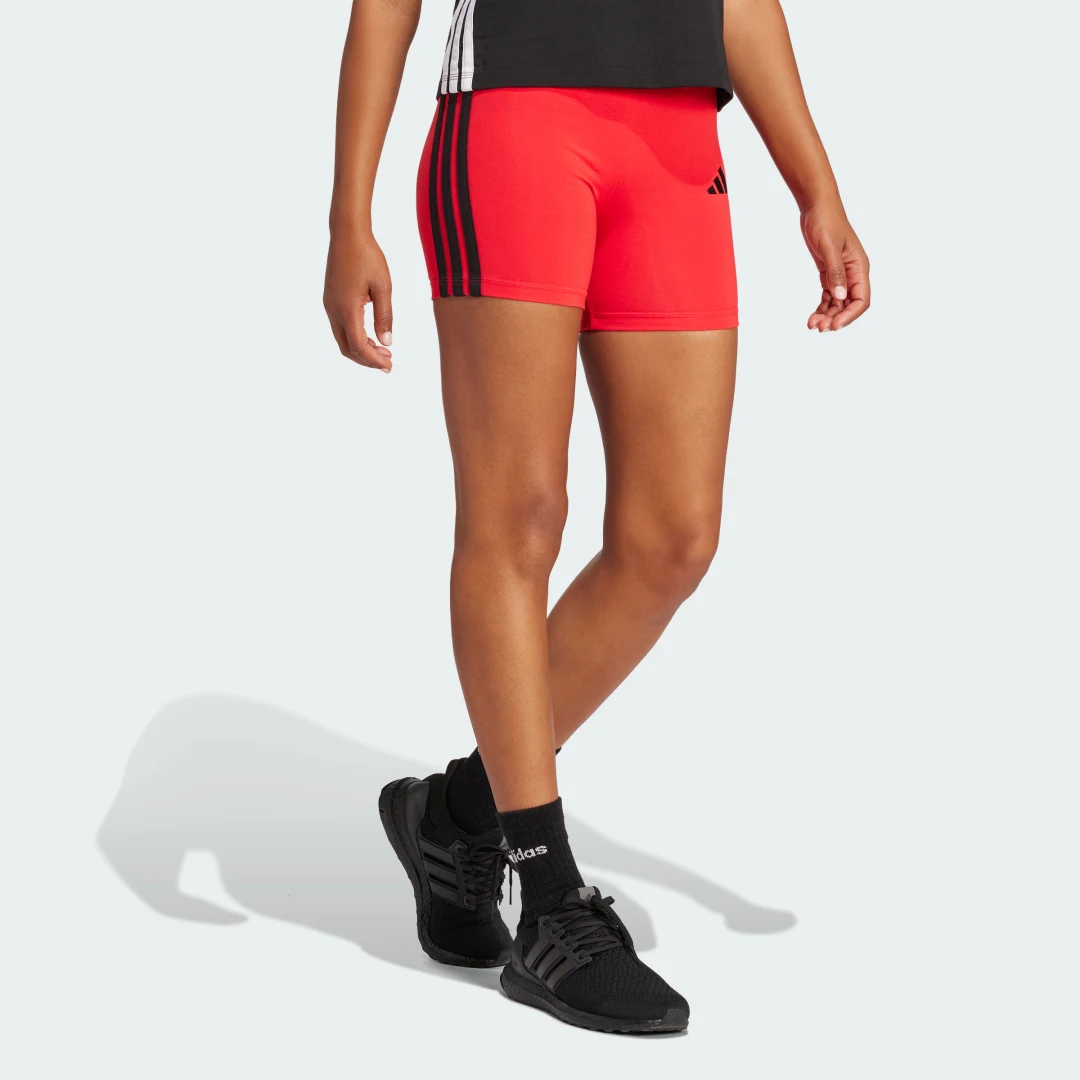 Thumbnail 2 de Mallas cortas Essentials High Waisted Biker 3 bandas 🚴♀