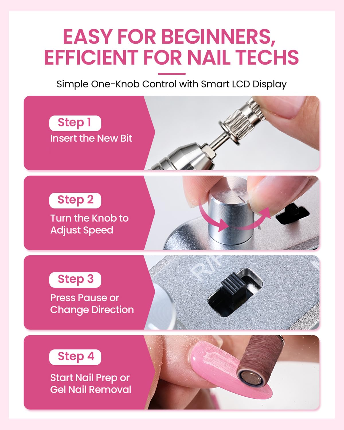 Thumbnail 4 de Makartt Nail Drill 60W Professional ๐