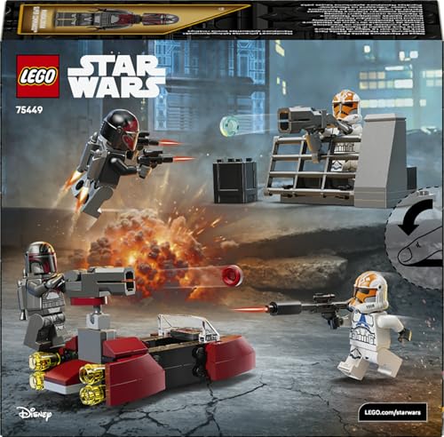 Thumbnail 10 de LEGO Star Wars 75449 Pack de Combate: Asedio de Mandalore | 4 minifiguras y Moto Speeder