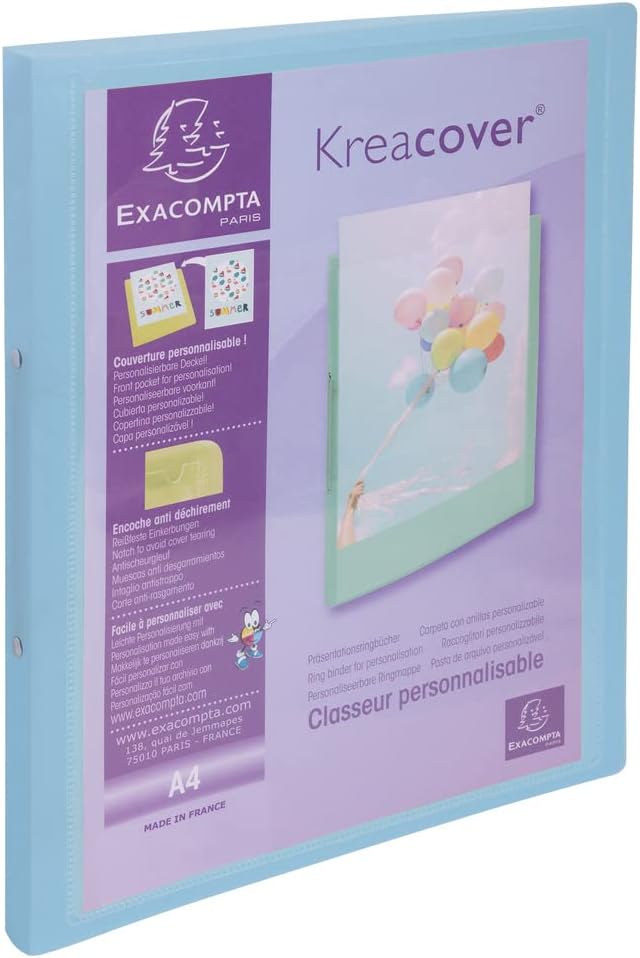 Thumbnail 4 de Exacompta 54279E Kreacover Pastel – 5 classeurs A4
