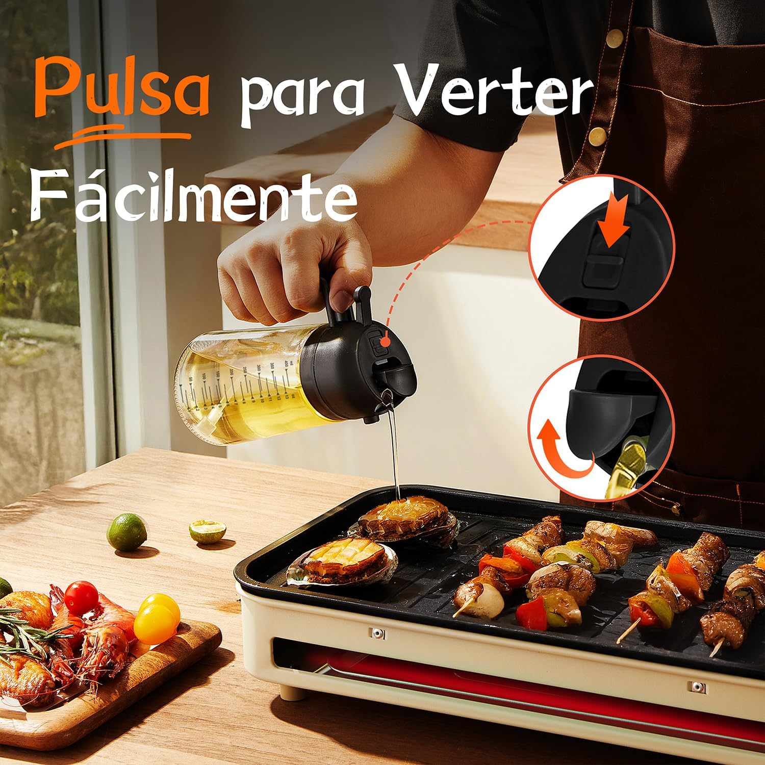 Detalle 2 de TrendPlain Pulverizador Aceite 470 ml