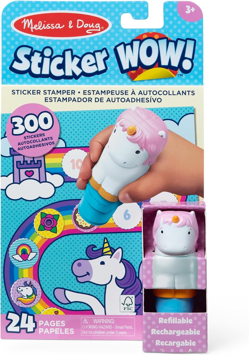 Detalle de Melissa & Doug Sticker Wow Unicorn Pad