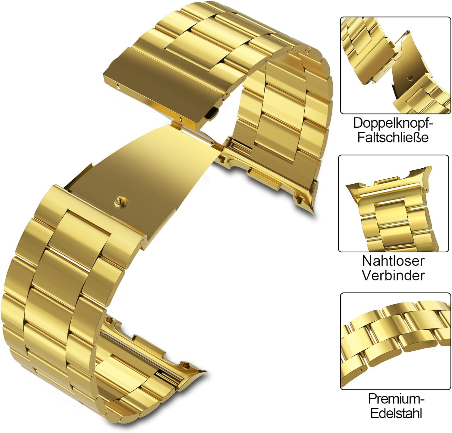 Thumbnail 4 de Keepamor 304L Edelstahl Armband für Samsung Galaxy Watch 8/8 Classic (40/44/46 mm, 2025)