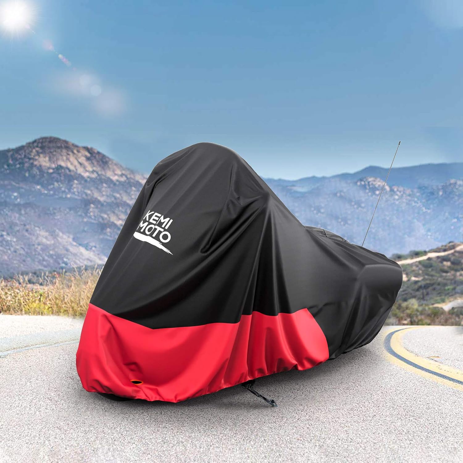 Thumbnail 6 de KEMIMOTO Heavy Duty 420D Motorcycle Cover for Touring with Side and Top Boxes