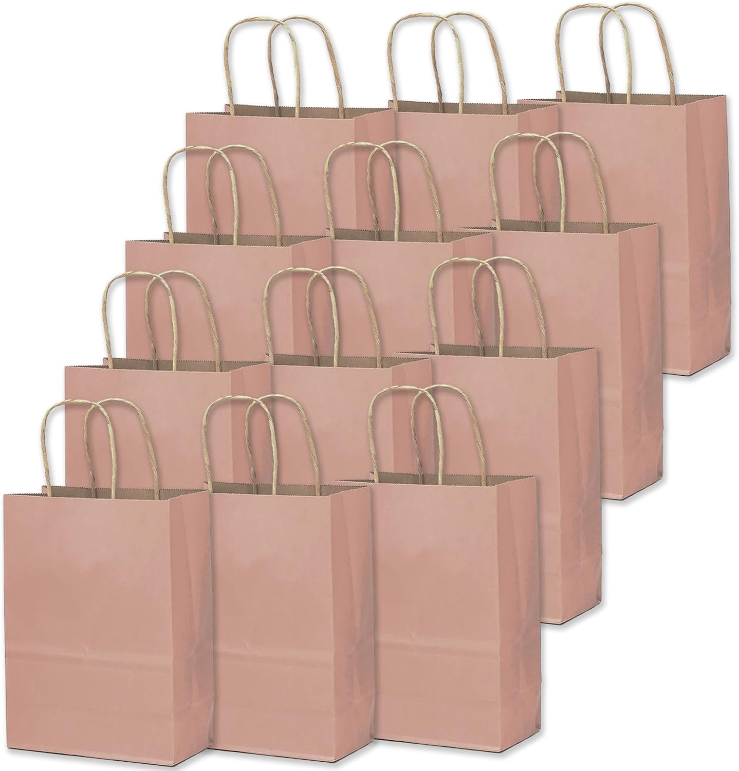 Thumbnail 6 de Gcardist Medium 16Pcs Krafttaschen mit Griffen 27x21x11cm – Mittlere Größe, Rotwein