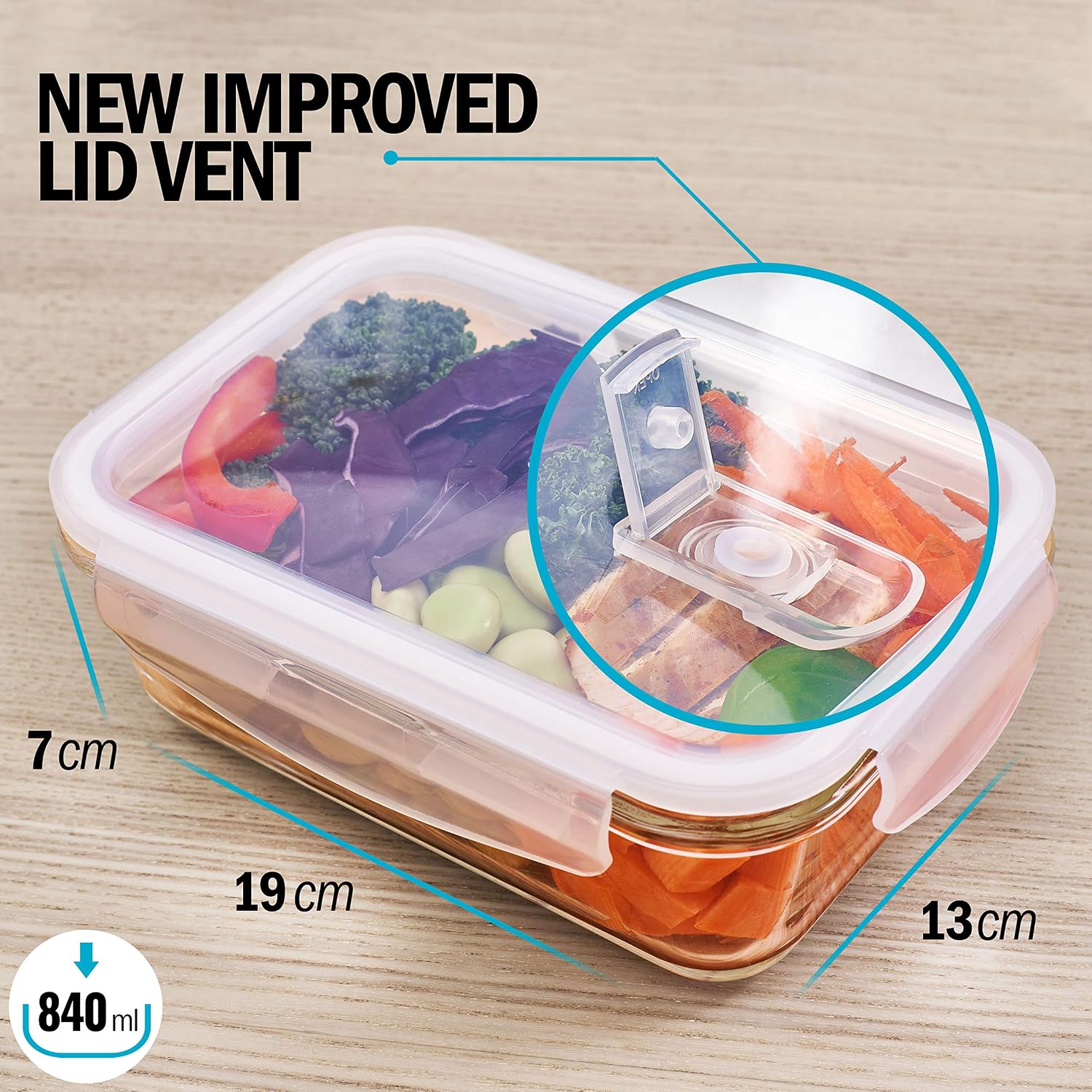 Thumbnail 3 de Igluu Meal Prep - Set de Recipientes de Vidrio 🥗
