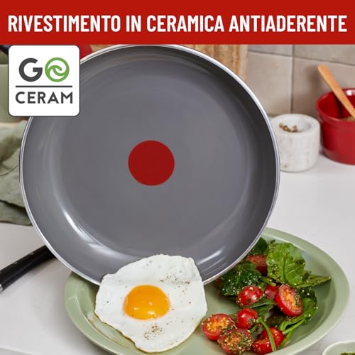 Detalle 2 de Lagostina Goccia Padella 28 cm con rivestimento ceramico antiaderente e Thermo-Signal