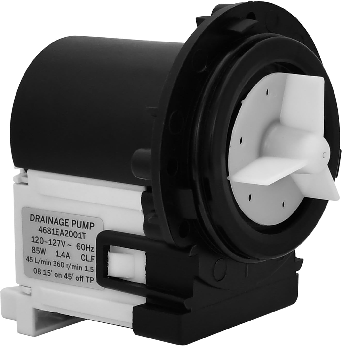 Detalle de PRFCTTY 4681EA2001T Washer Drain Pump for LG & Kenmore, 45 L/min