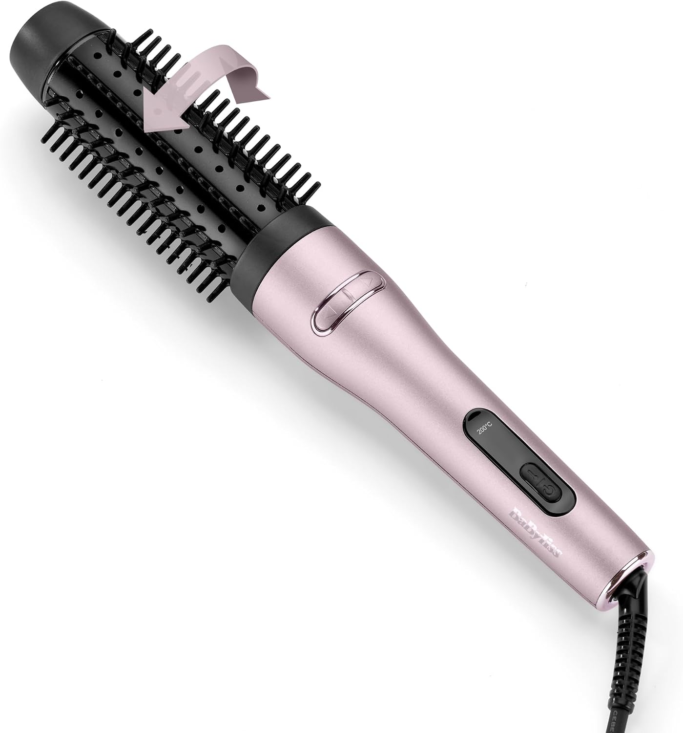 Detalle de BaByliss HSB500E Smooth Hot Brush – szczotka obrotowa 42 mm z jonizacją