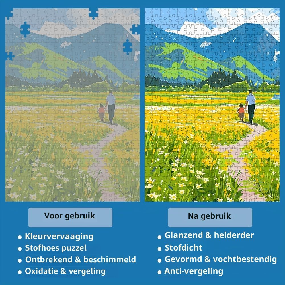 Detalle de Ainiv 4731314 puzzellijm 300 ml, transparante PVA-lijm voor grote puzzels