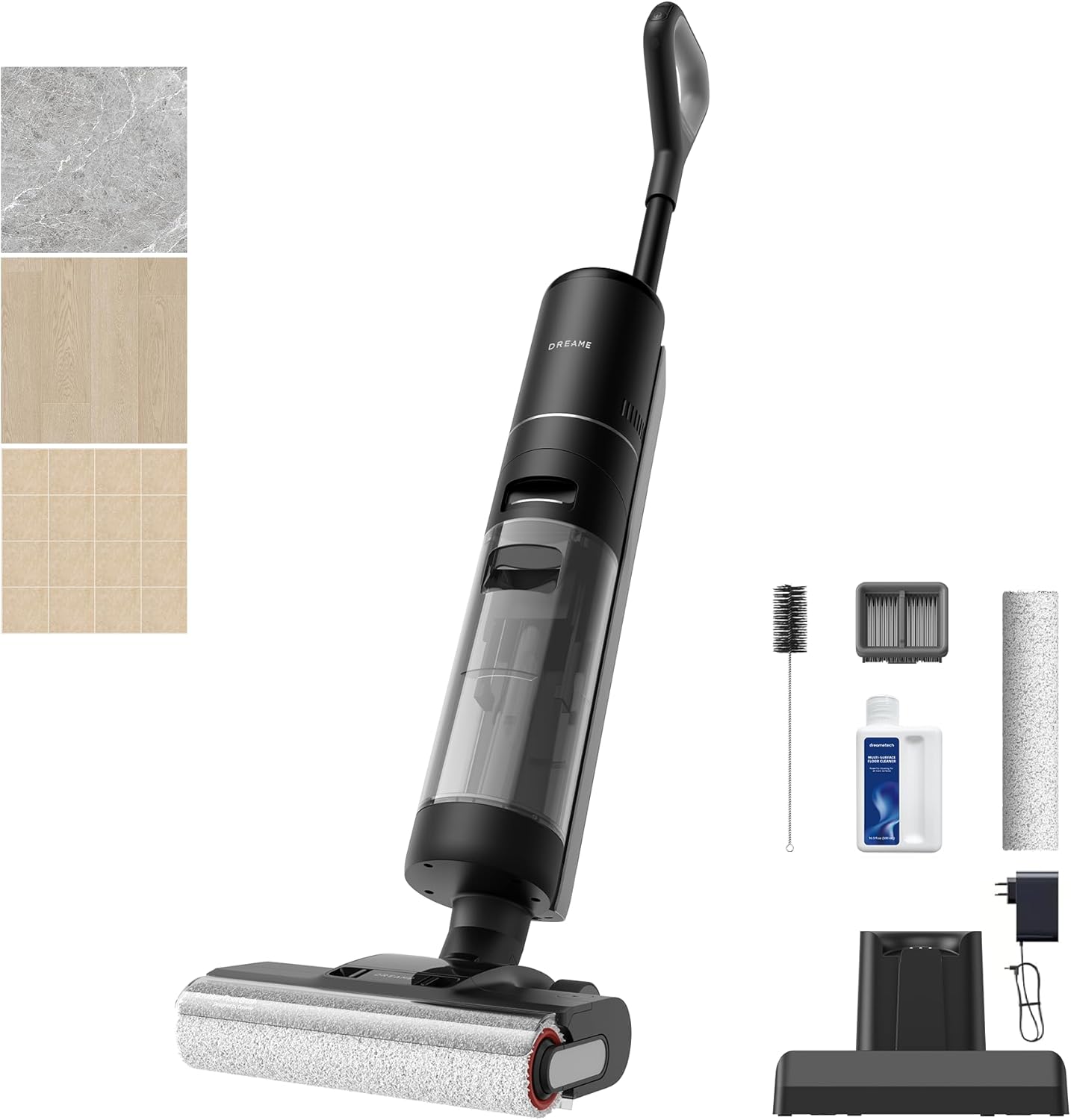 Detalle de dreame G10 Pro HHR20A Wet-Dry Vacuum Mop, 16,000 Pa Suction, Self-Cleaning