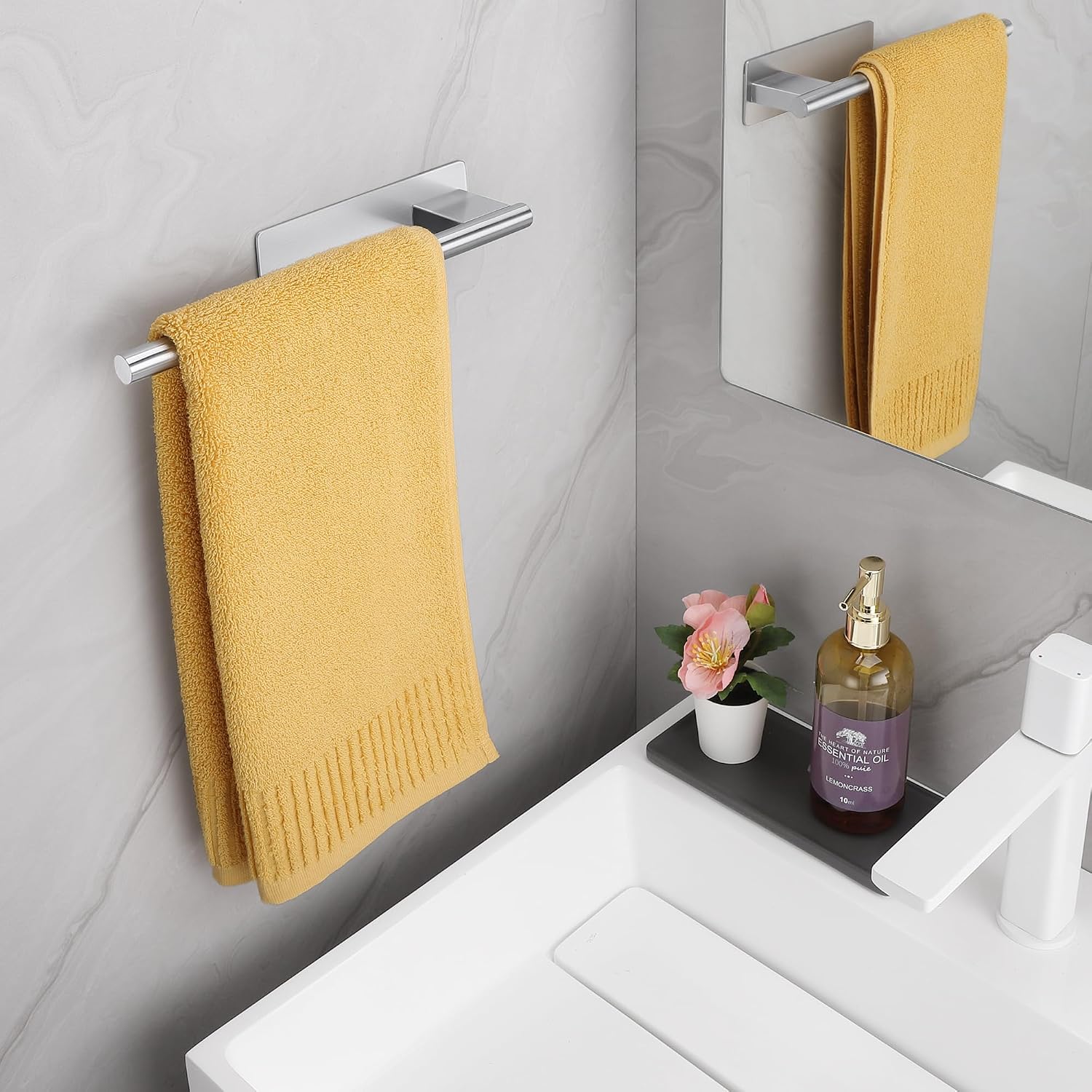 Detalle 1 de ALOCEO 28CM Self Adhesive Towel Rail