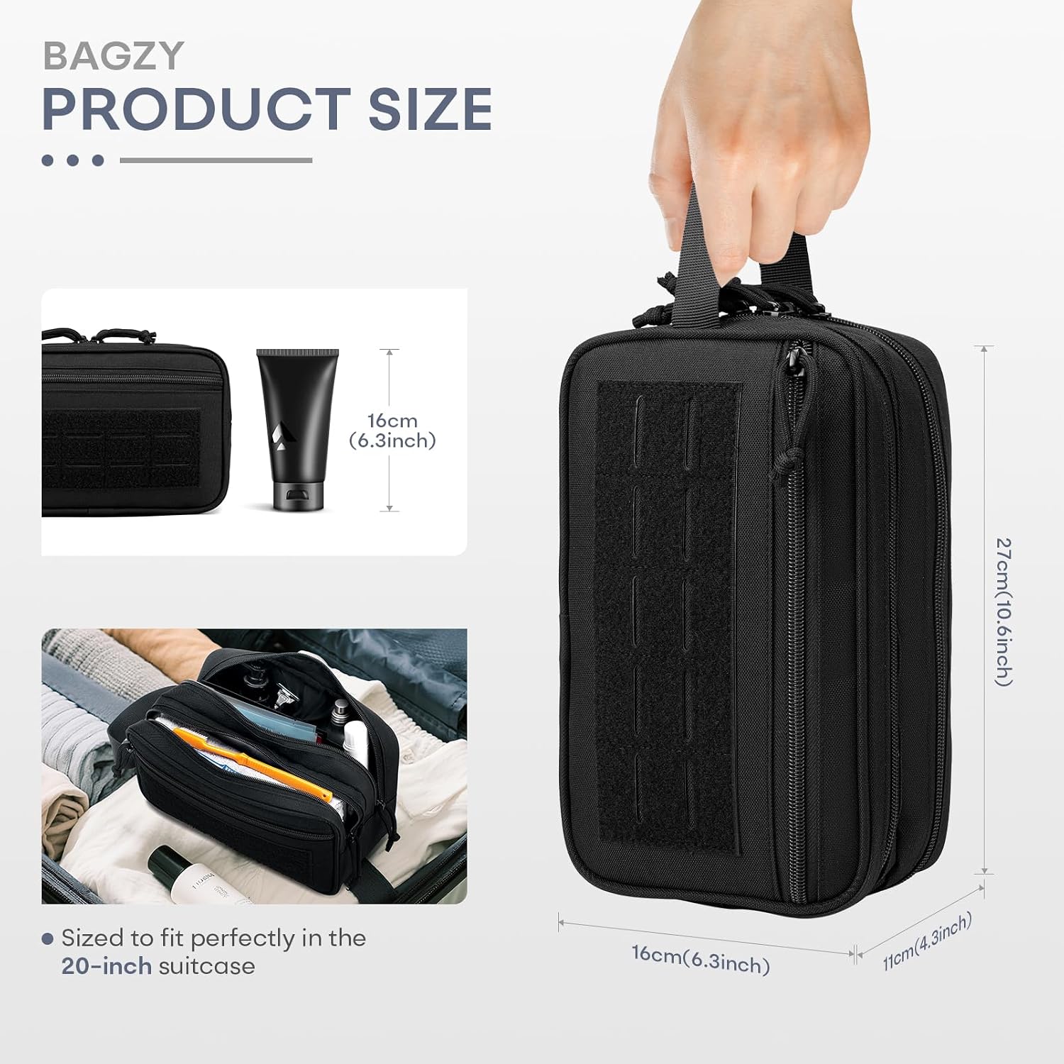 Detalle 2 de BAGZY Toiletry Bag 800D