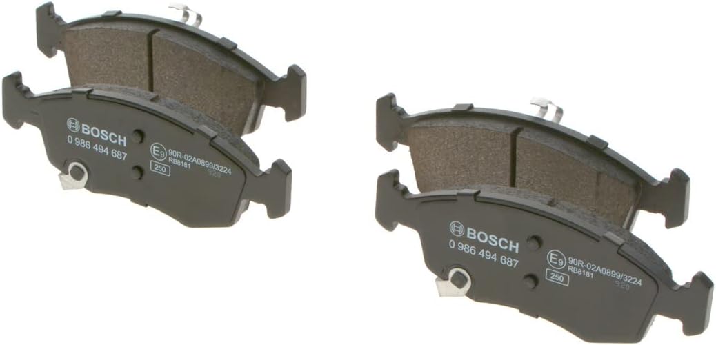 Thumbnail 2 de Bosch BP1682: Pastiglie Freni Auto per Anteriore, Qualità Bosch, Riduzione Rumore e Polvere, Certificazione ECE-R90, Senza Rame