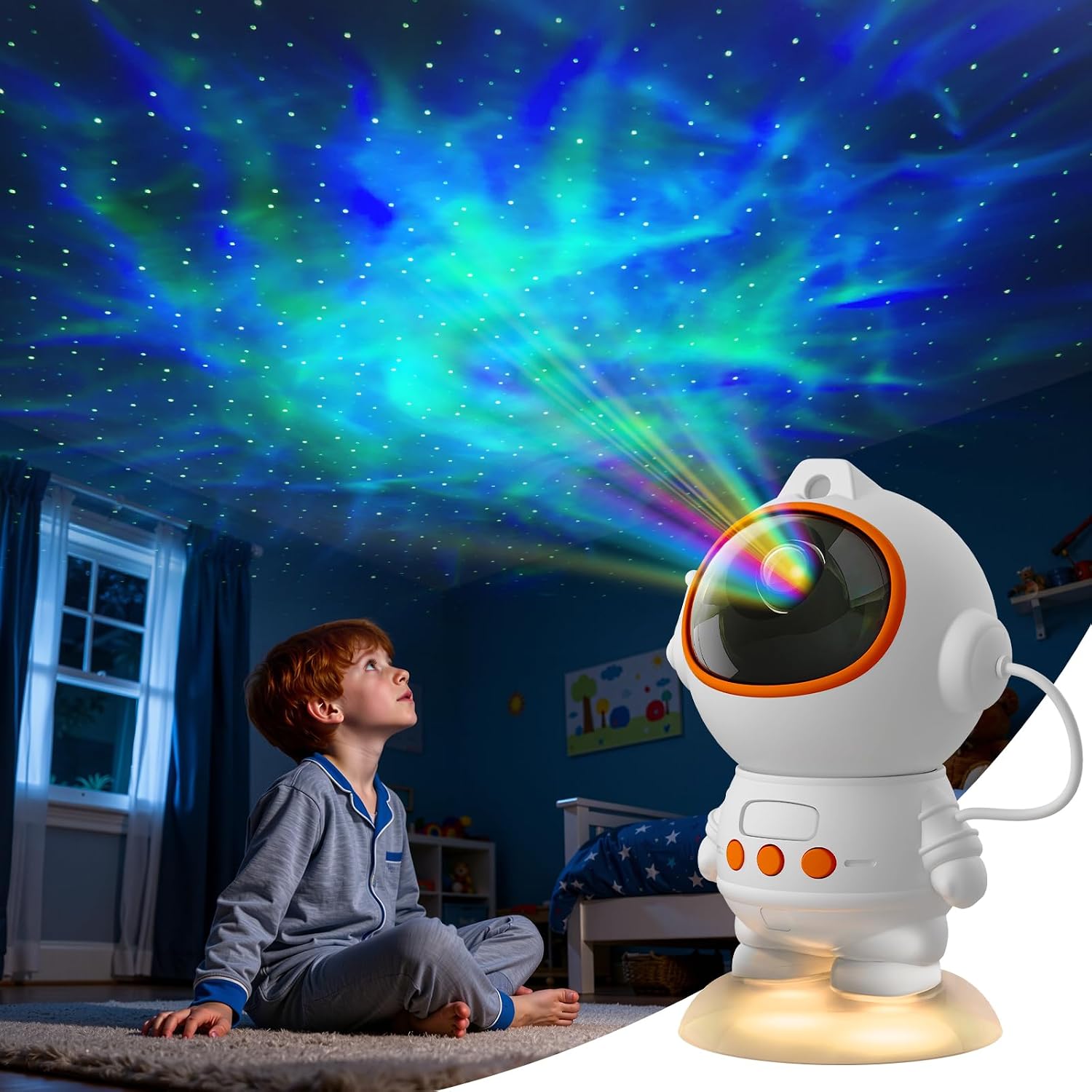 Detalle de Fokky Sternenhimmel Astronaut Projektor 9 Modi đœ
