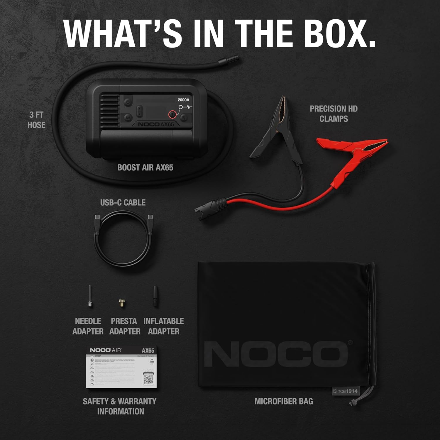 Thumbnail 6 de NOCO Boost+Air AX65: avviatore 2000A con compressore per gonfiaggio e power bank