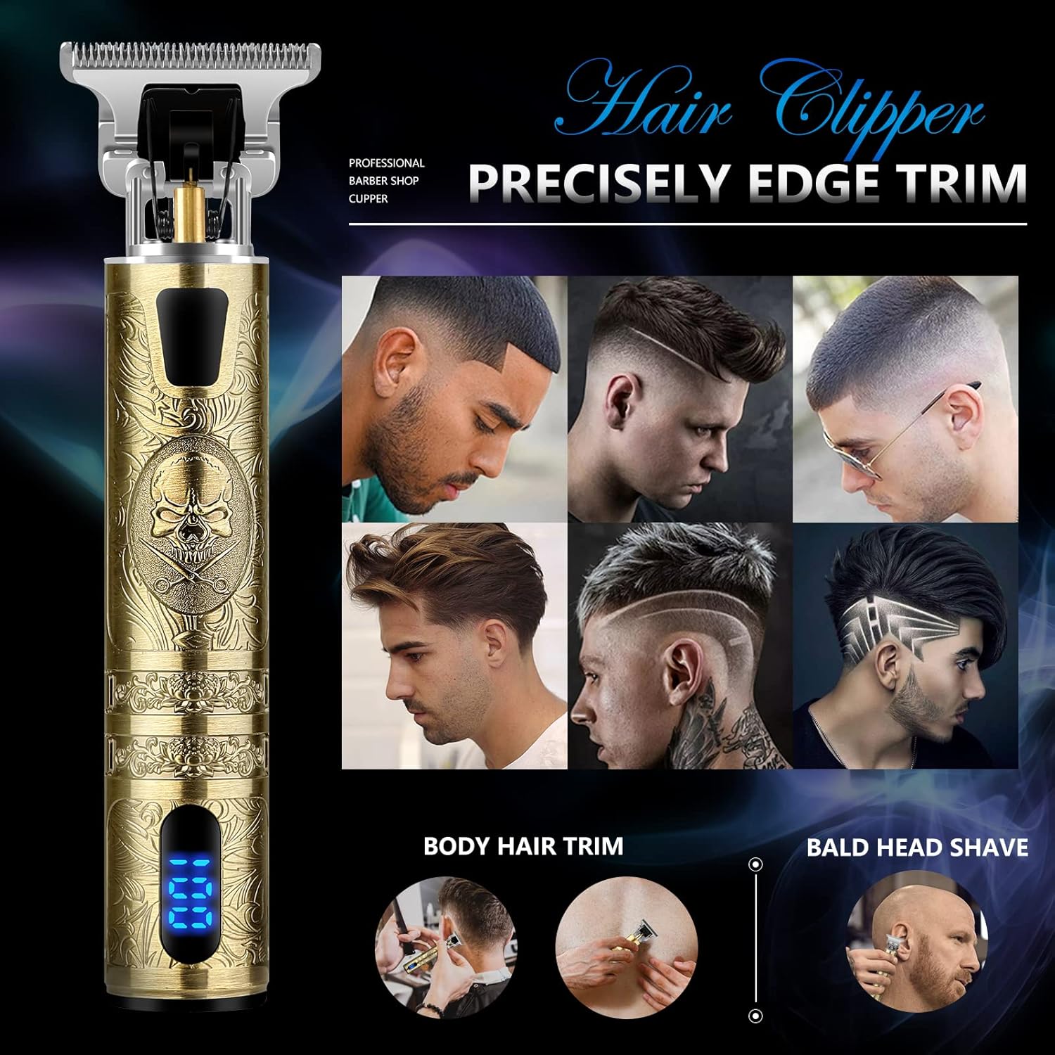 Detalle 2 de Electric beard trimmer with 180 mins