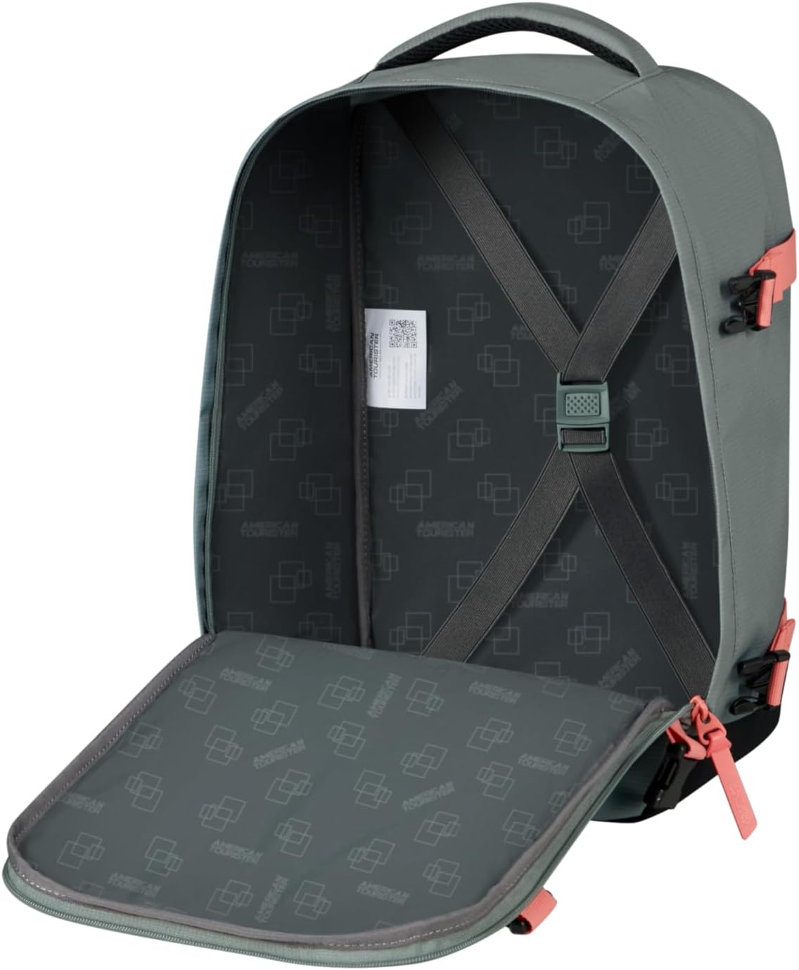 Detalle de American Tourister Take2Cabin: Borsa da cabina S Underseat per Ryanair 25 x 20 x 40 cm