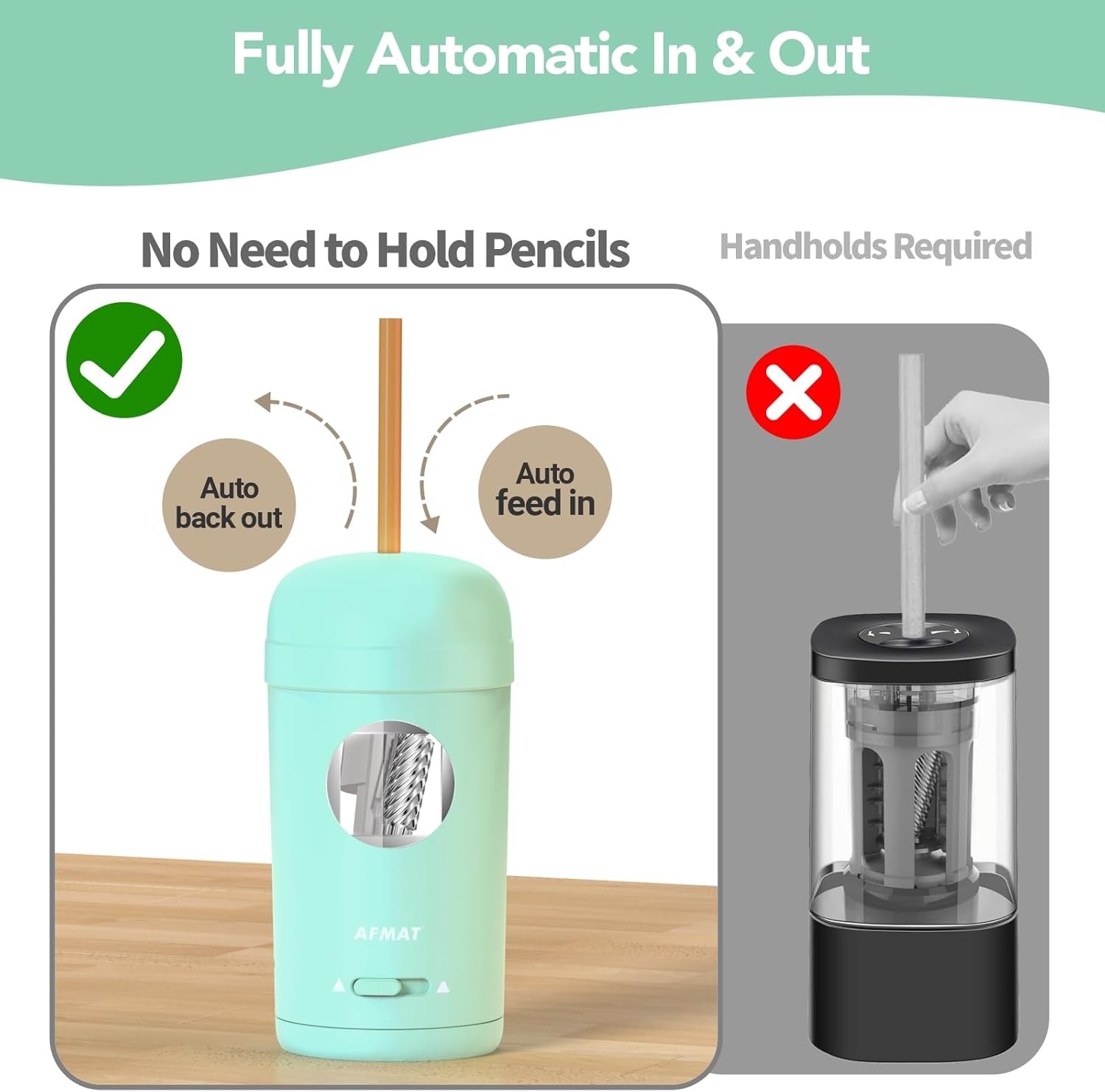 Thumbnail 1 de AFMAT PSX7 Fully Automatic Electric Pencil Sharpener (φ7–8 mm)