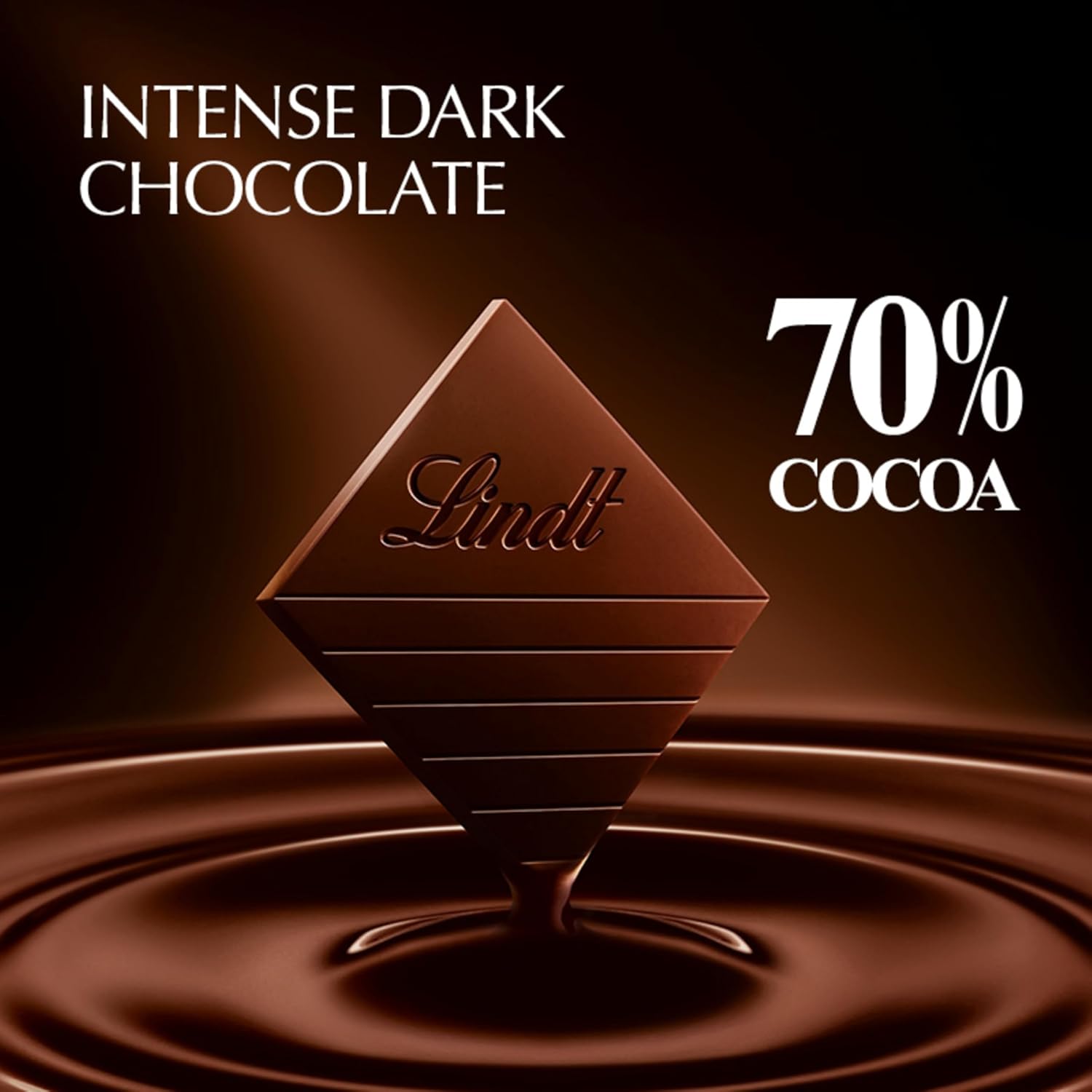 Detalle 2 de Lindt EXCELLENCE 70% Cocoa Dark Chocolate Bars, 3.5 oz, 4-Count