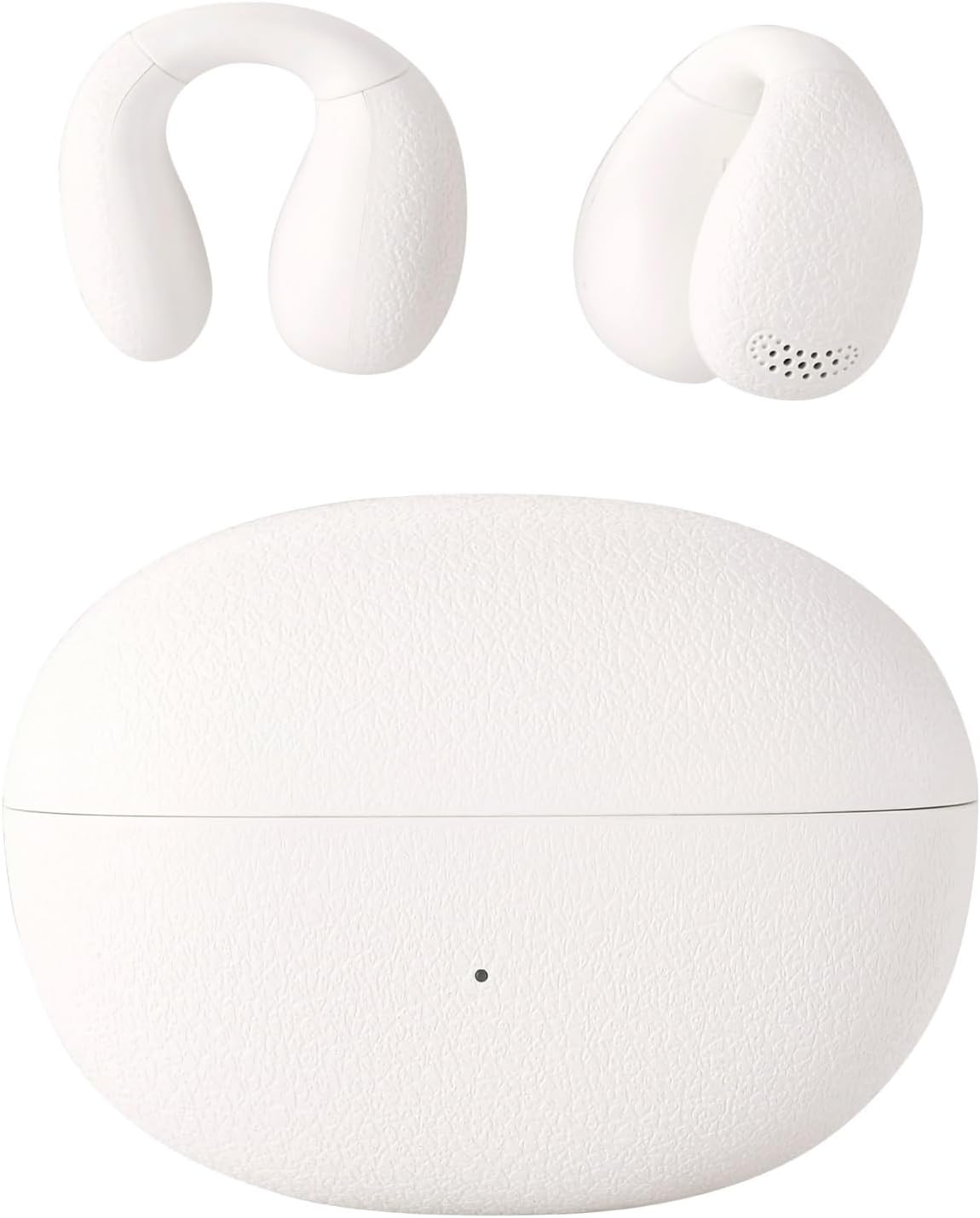 Detalle de エレコム LBT-OWS03WH-EC イヤーカフ型ワイヤレスイヤホン Bluetooth 5.4・AAC対応・IPX4 ホワイト