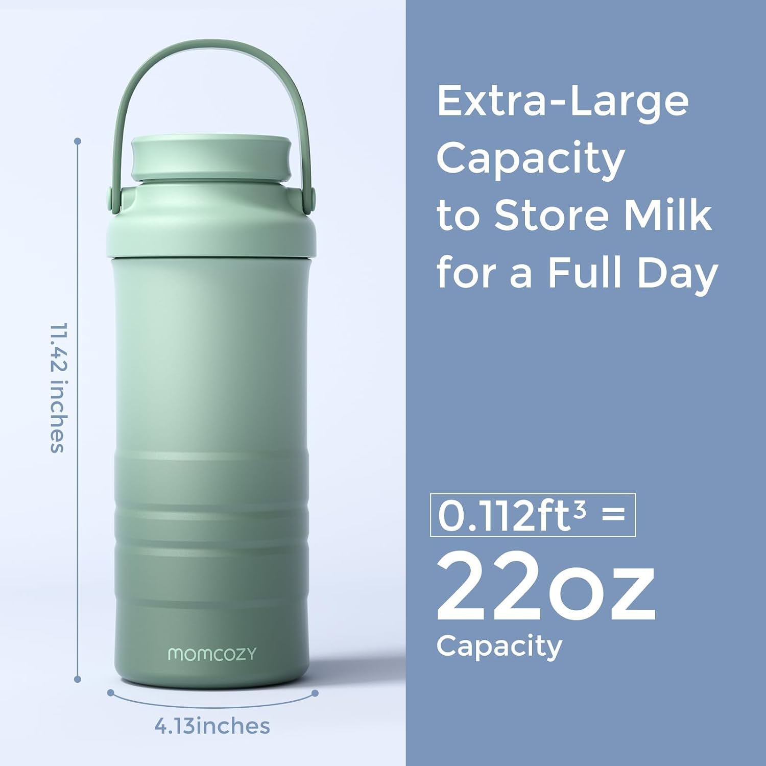Thumbnail 6 de Momcozy 22oz Portable Breast Milk Cooler — 24h chiller