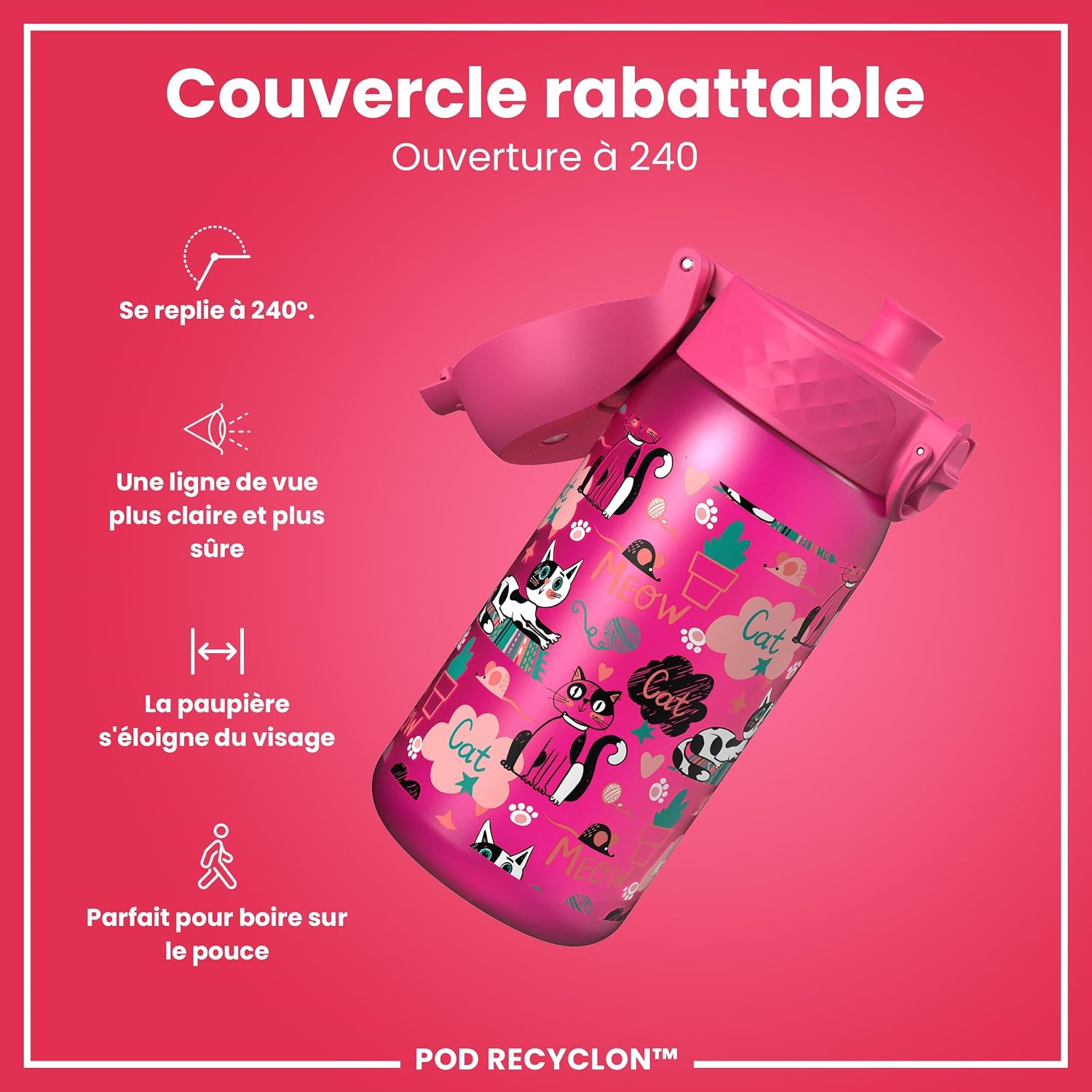 Thumbnail 3 de Ion8 Gourde Enfant 350ml anti fuite