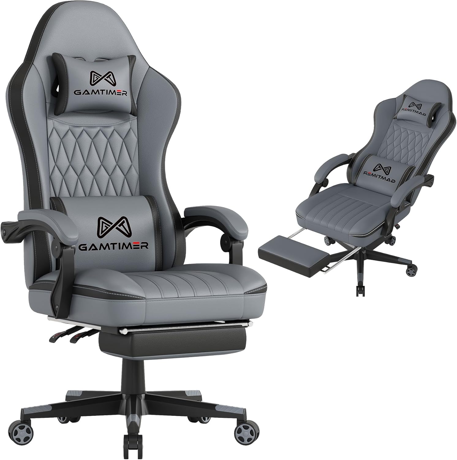 Detalle de Gamtimer Gaming Chair with Footrest