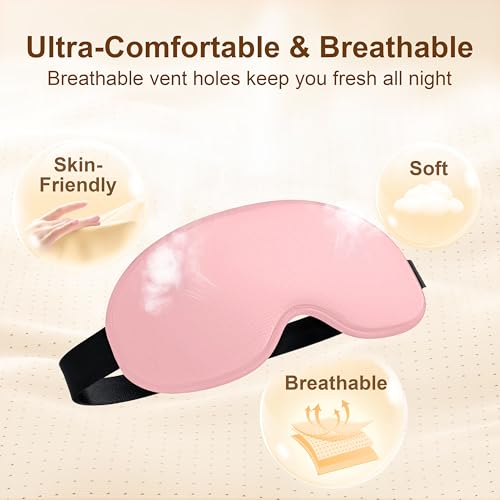 Detalle 2 de Gritin 100% Blackout Sleep Eye Mask – Side Sleepers Friendly