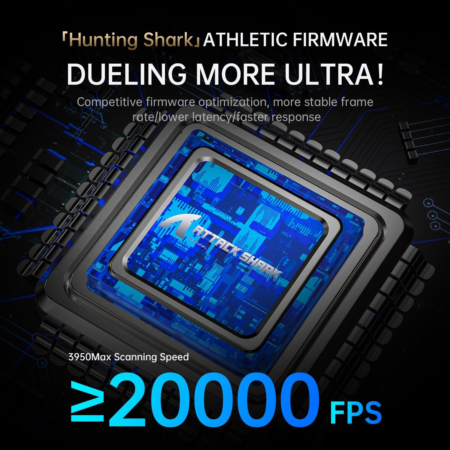 Thumbnail 6 de ATTACK SHARK X8ULTRA Gaming-Maus (55 g) für große Hände – 55g Superlight, PixArt PAW3950MAX, 3 Modi (BT/2.4 GHz/USB-C), bis 42.000 DPI