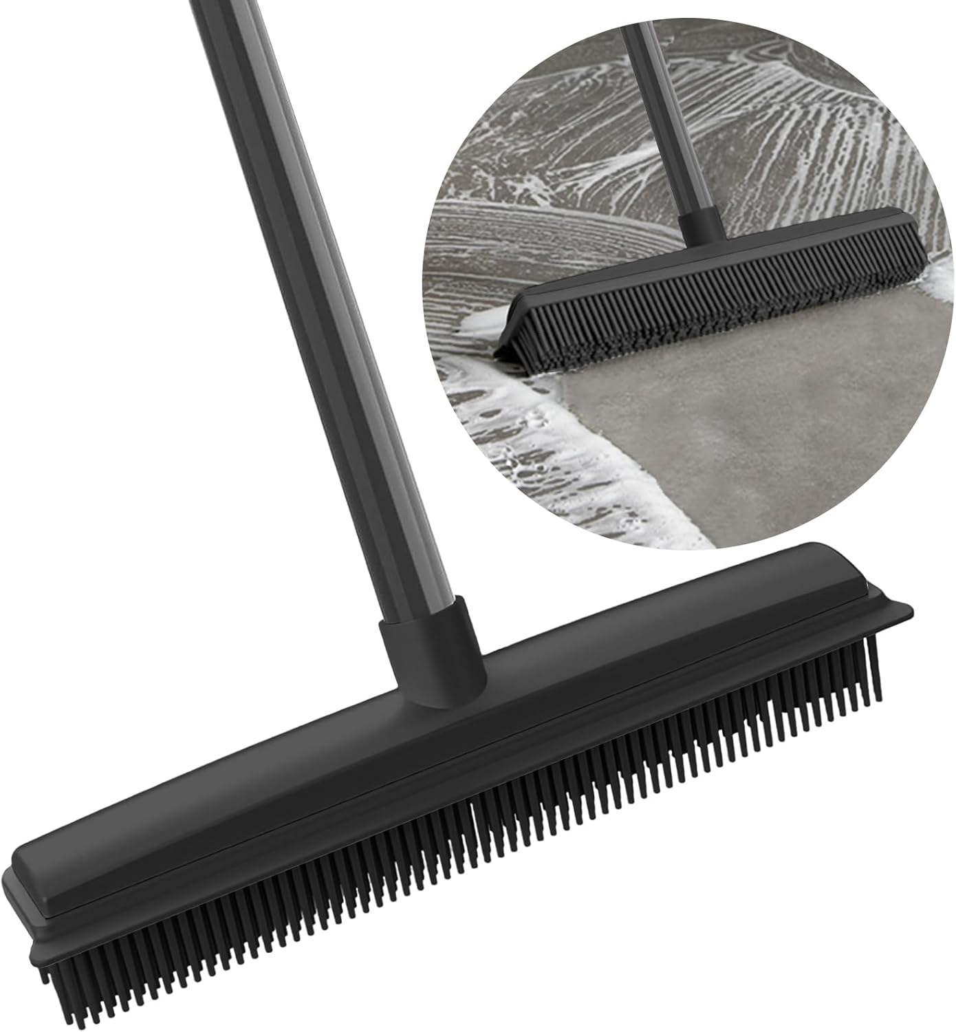 Thumbnail 6 de 2 in 1 Rubber Broom with Squeegee Edge