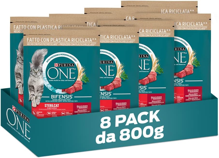 Detalle de PURINA ONE Bifensis Sterilcat 8 sacchi 🐱