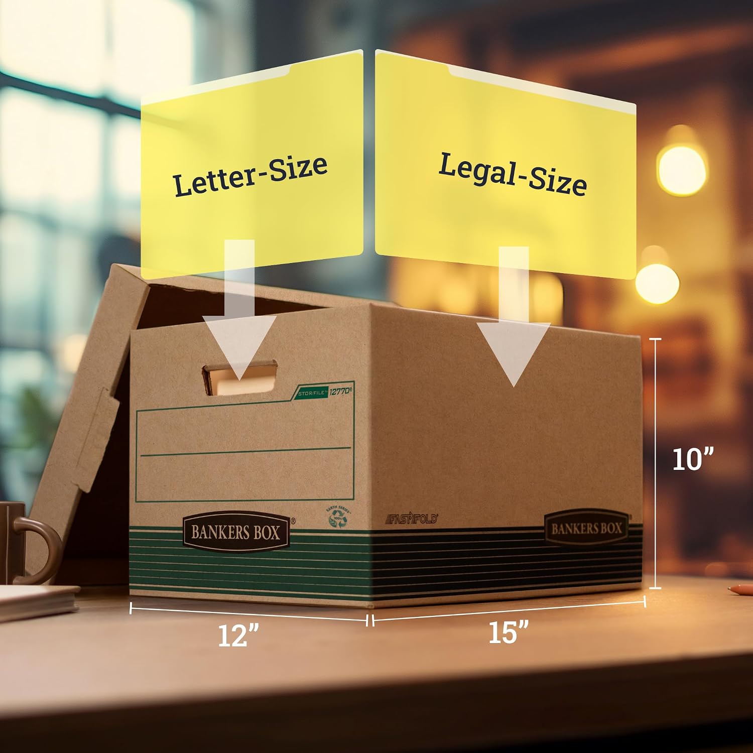 Thumbnail 2 de Bankers Box 20-Pack Recycled Medium Duty File Storage Boxes