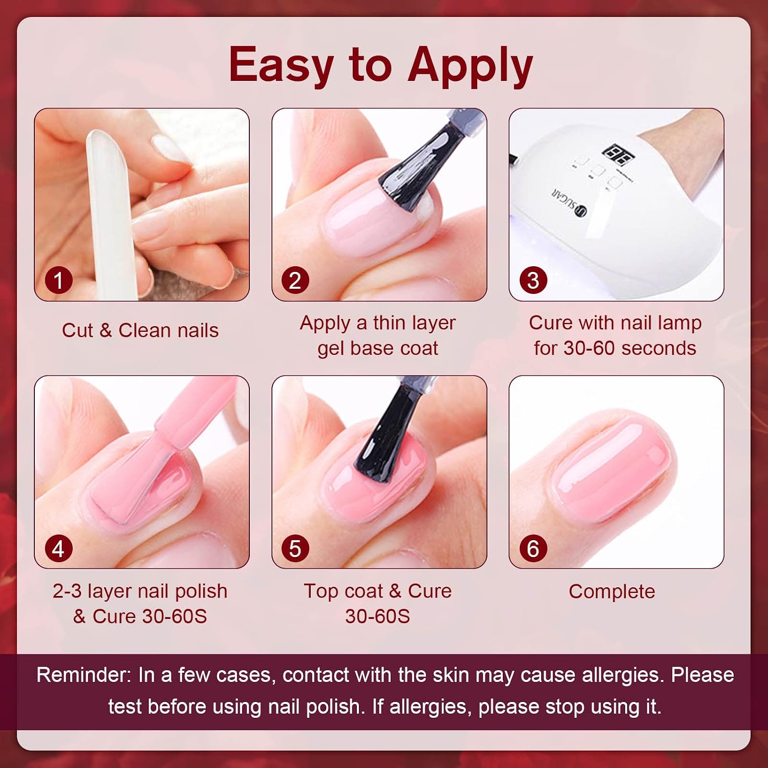 Thumbnail 4 de Shining She Gel Nagellack 8ML Set 💅