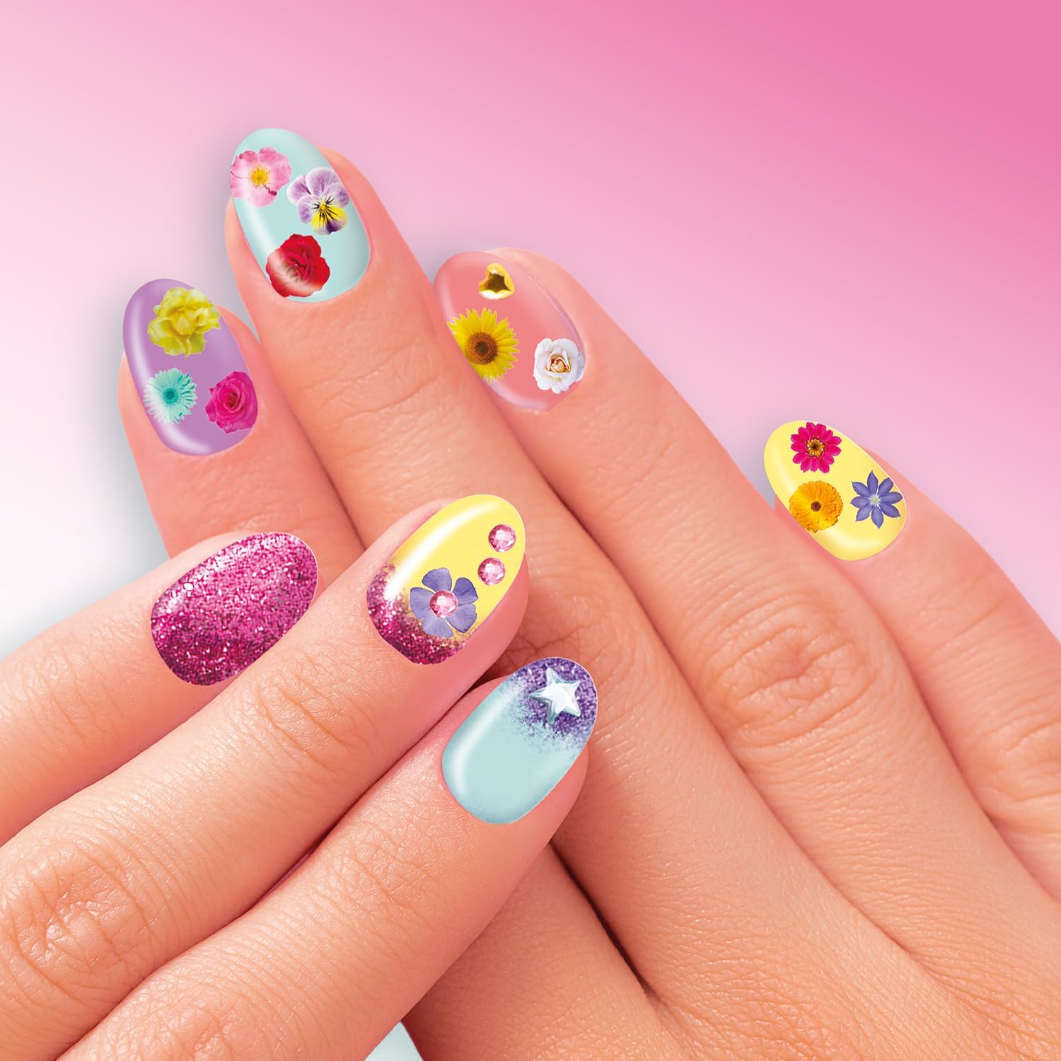 Thumbnail 6 de Canal Toys Style 4 Ever – Roue de manucure avec stickers floraux et strass autocollants