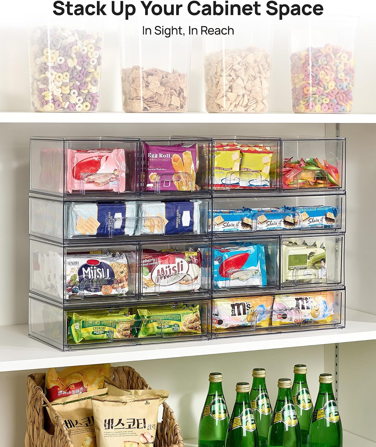 Thumbnail 5 de Vtopmart Drawer Organizers, Plastic