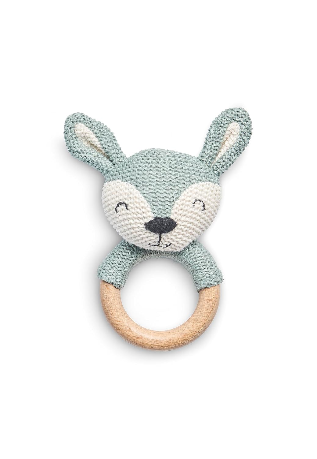 Thumbnail 1 de Jollein Beißring Hirsch aschgrün – Durchmesser 7 cm, 36 g