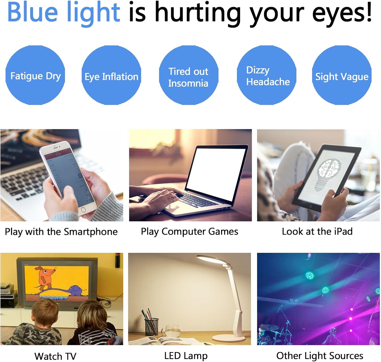 Thumbnail 6 de LJCZKA Blue Light Blocking Glasses – Round Metal Frames for Everyone